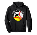 Papa Ballers Funny Baseball Softball Soccer Hoodie - Trendy Graphic Unisex - T-Shirt, Sweatshirt, Hoodie
