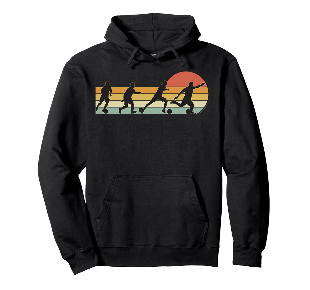Sunset Football Player Hoodie - Minimalist Print Unisex - T-Shirt, Sweatshirt, Hoodie