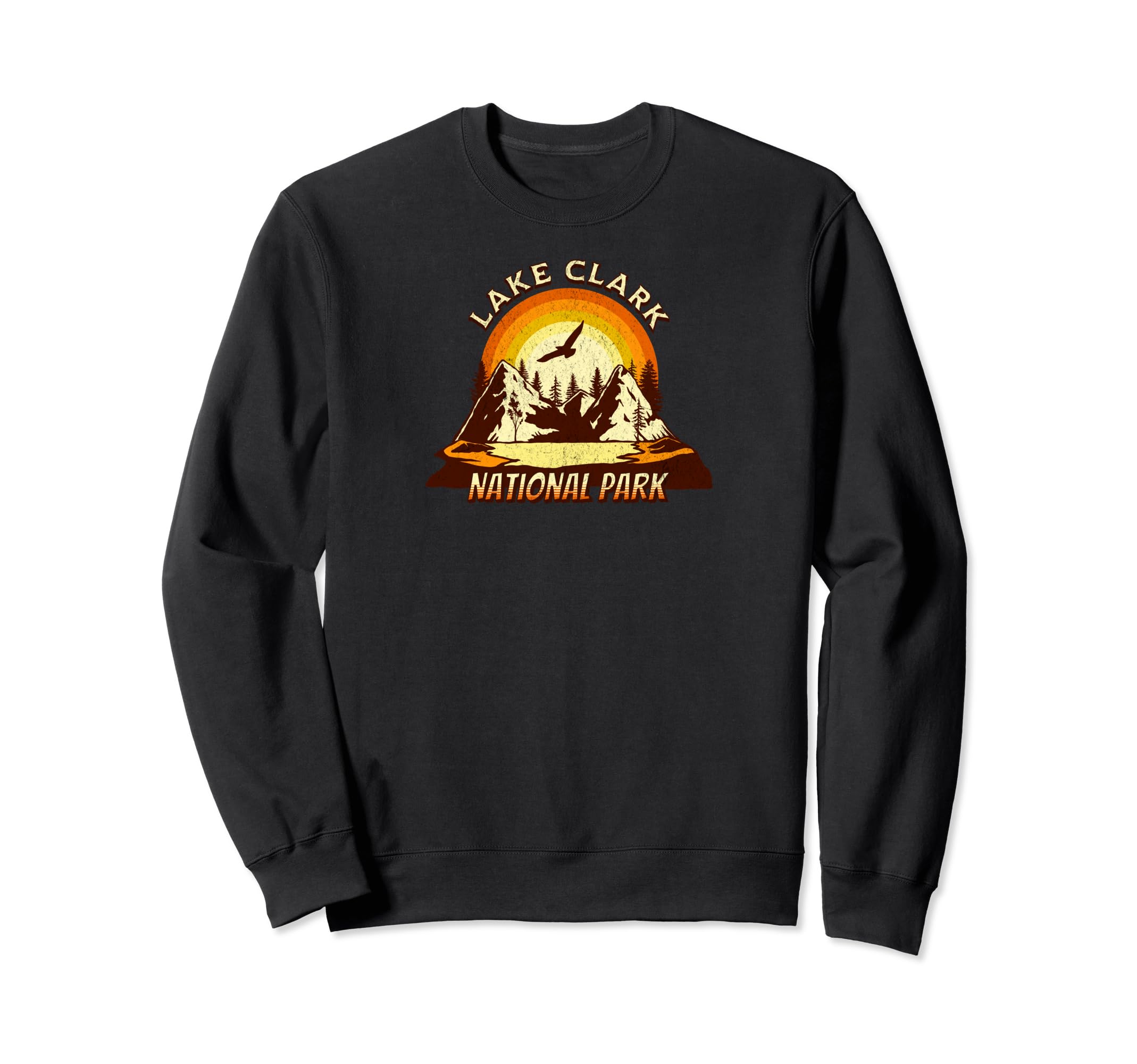 Lake Clark National Park Mountain Sweatshirt - Novelty Apparel for Adults - T-Shirt, Sweatshirt, Hoodie