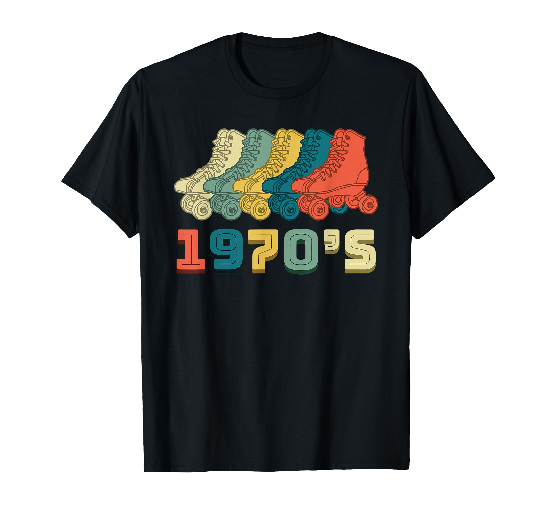 Roller Skating 70S 1970 Derby Skater T-Shirt - Unique Graphic for Adults - T-Shirt, Sweatshirt, Hoodie