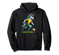 Footballer Unicorn Fans Soccer Team Hoodie - Custom Art Print Men Women - T-Shirt, Sweatshirt, Hoodie