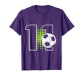 11Th Birthday Soccer Player Football 11 T-Shirt - Unique Graphic Unisex - T-Shirt, Sweatshirt, Hoodie