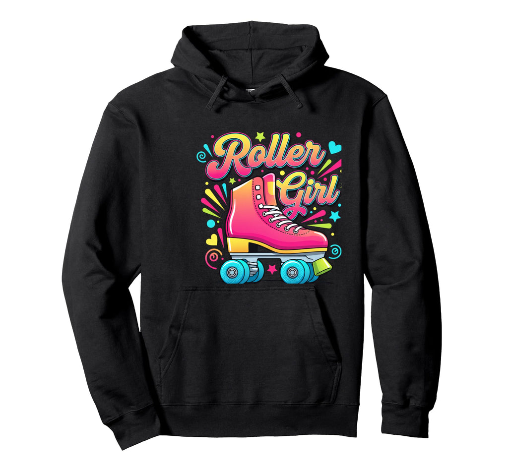 Roller Roller Skating 80S Skate Hoodie - Trendy Graphic Men Women - T-Shirt, Sweatshirt, Hoodie
