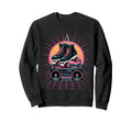 Roller Skates And Boombox Sweatshirt - Casual Everyday Wear Unisex - T-Shirt, Sweatshirt, Hoodie
