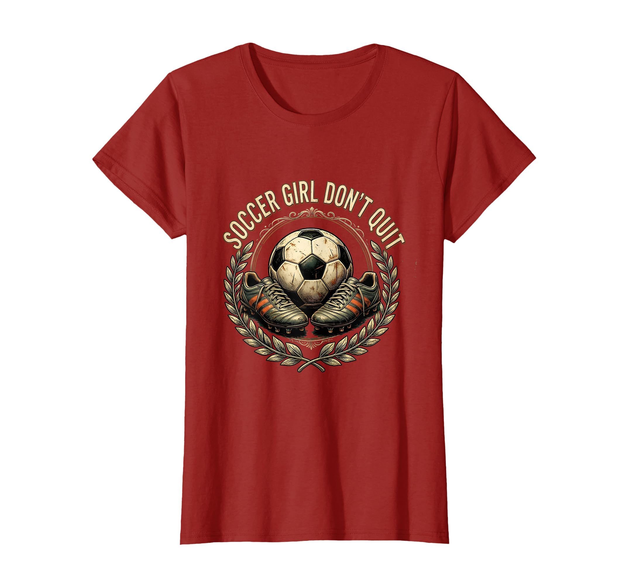 Soccer Dont Quit Inspiring Sports T-Shirt - Minimalist Print Unisex - T-Shirt, Sweatshirt, Hoodie