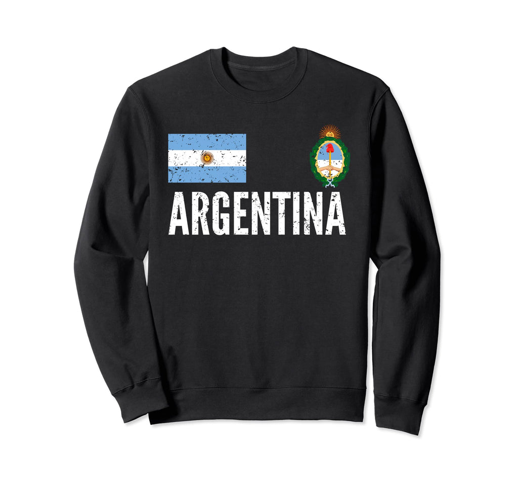 Argentina Soccer Jersey Styled Sweatshirt - Streetwear Style for Adults - T-Shirt, Sweatshirt, Hoodie