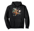 Gingerbread Soccer Player Cookie Game Hoodie - Novelty Apparel Men Women - T-Shirt, Sweatshirt, Hoodie