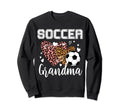 Soccer Grandma Heart Leopard Sweatshirt - Fun Novelty Design Men Women - T-Shirt, Sweatshirt, Hoodie