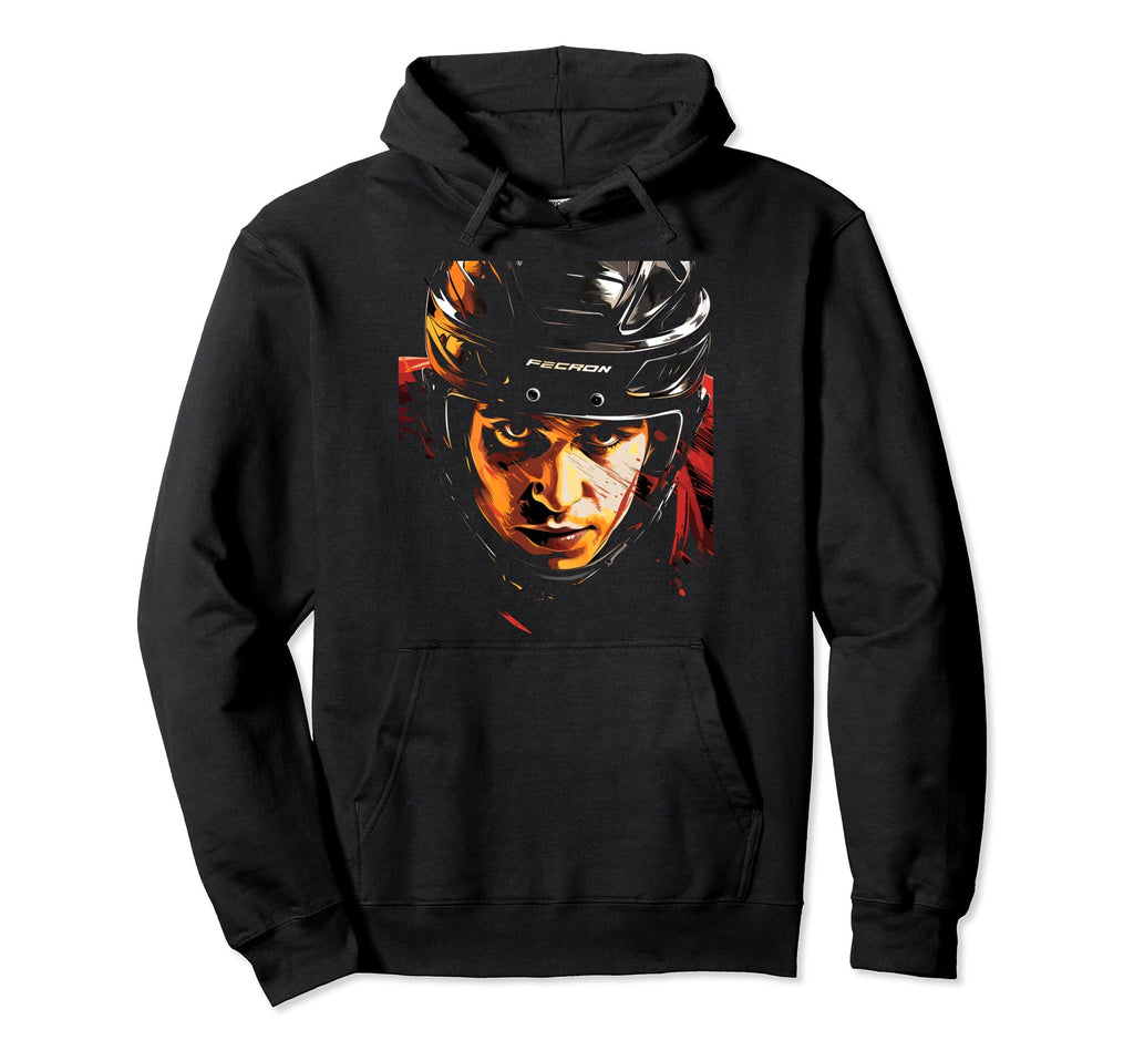 Ice Hockey Player Goalie Goalkeeper Hoodie - Unique Graphic Men Women - T-Shirt, Sweatshirt, Hoodie