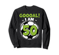 50 Year Old Birthday Soccer Themed Sweatshirt - Custom Art Print Unisex - T-Shirt, Sweatshirt, Hoodie