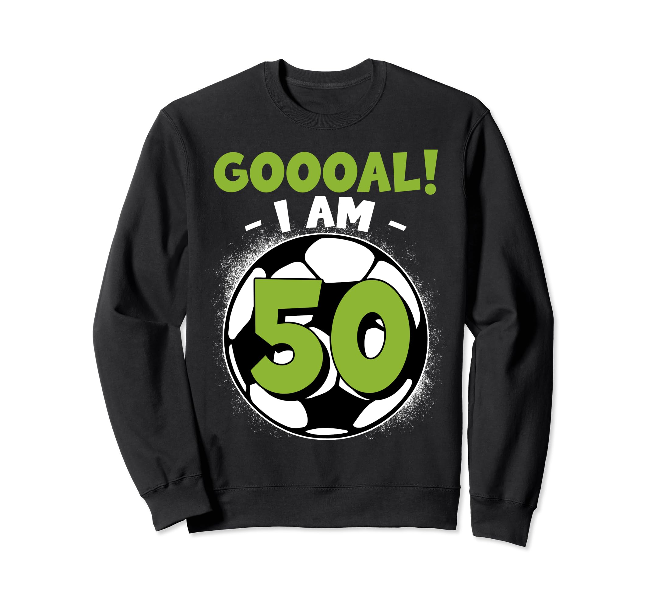 50 Year Old Birthday Soccer Themed Sweatshirt - Custom Art Print Unisex - T-Shirt, Sweatshirt, Hoodie