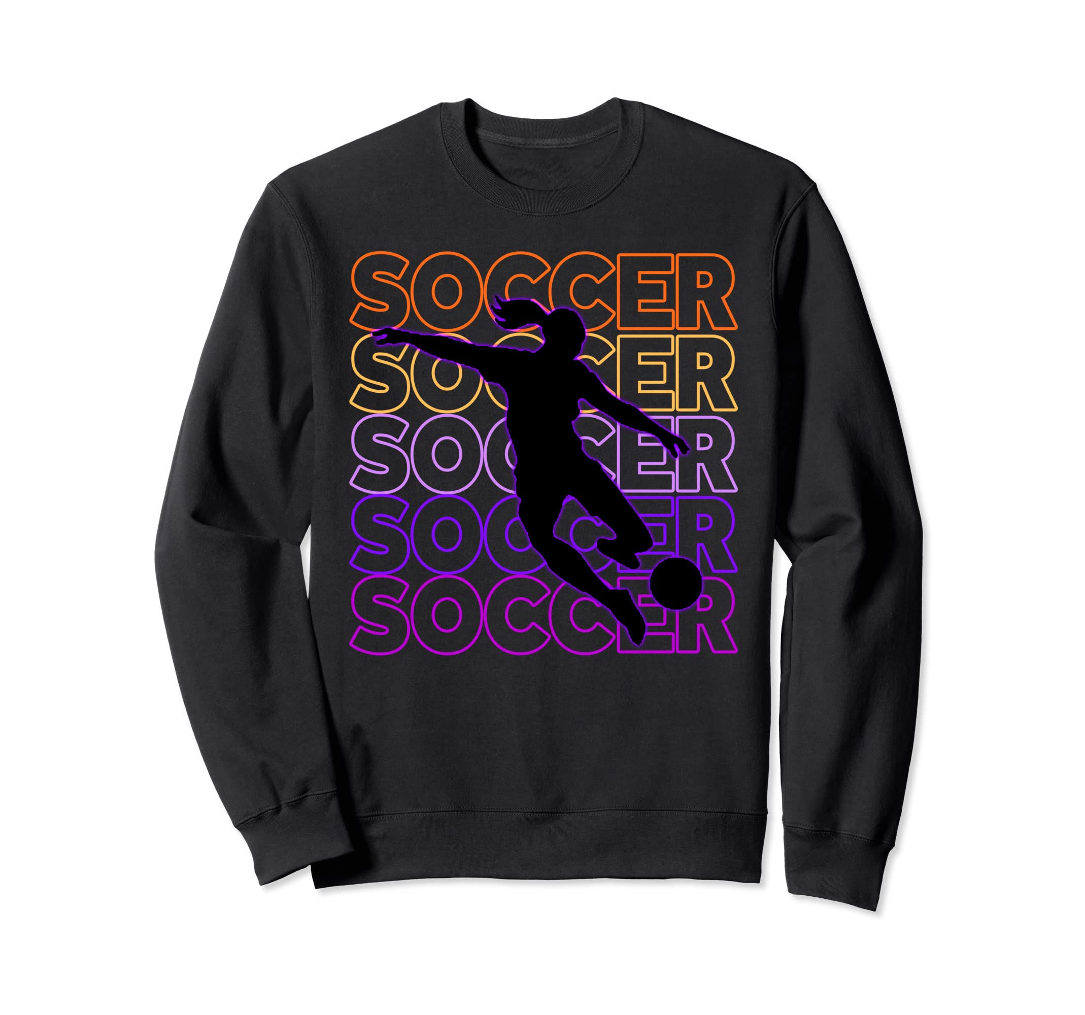 Womens And Soccer Player Sweatshirt - Custom Art Print for Adults - T-Shirt, Sweatshirt, Hoodie