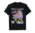 Roller Derby Skate Colorful Roller T-Shirt - Minimalist Print for Adults - T-Shirt, Sweatshirt, Hoodie