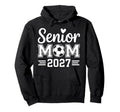 Senior Mom Soccer Class 2027 Womens Hoodie - Aesthetic Graphic for Adults - T-Shirt, Sweatshirt, Hoodie