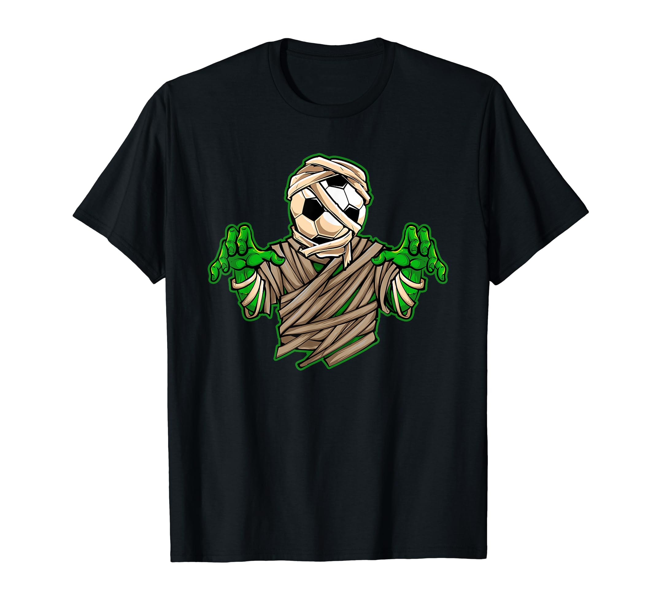 Zombie Soccer Player Scary Soccer T-Shirt - Aesthetic Graphic Men Women - T-Shirt, Sweatshirt, Hoodie