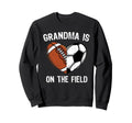 Soccer Grandma Football Heart Sweatshirt - Aesthetic Graphic Unisex - T-Shirt, Sweatshirt, Hoodie