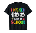 I Kicked 100 Days School Soccer 100Th T-Shirt - Graphic Print Men Women - T-Shirt, Sweatshirt, Hoodie