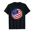 American Flag Soccer Ball Patriotic Usa T-Shirt - Unique Graphic Unisex - T-Shirt, Sweatshirt, Hoodie