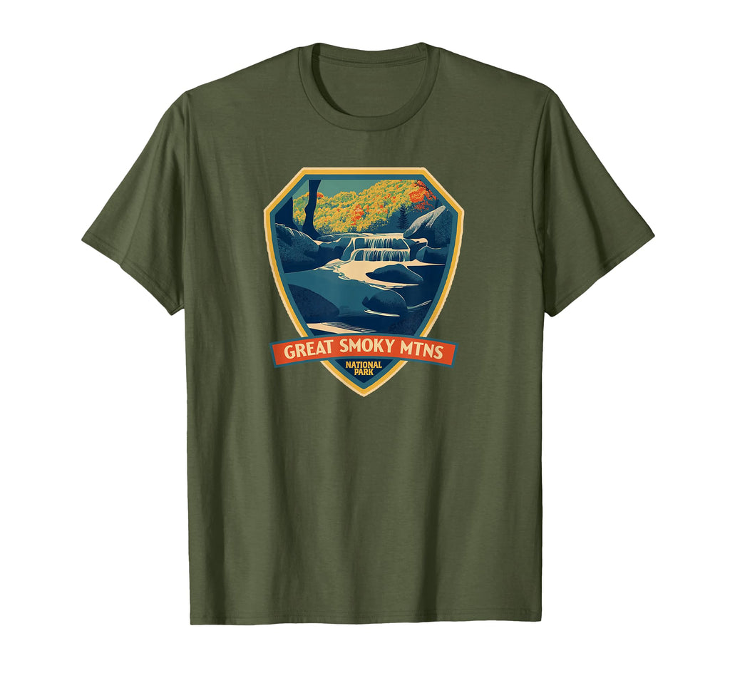 Great Smoky Mountains National Park Wpa T-Shirt - Novelty Apparel Unisex - T-Shirt, Sweatshirt, Hoodie