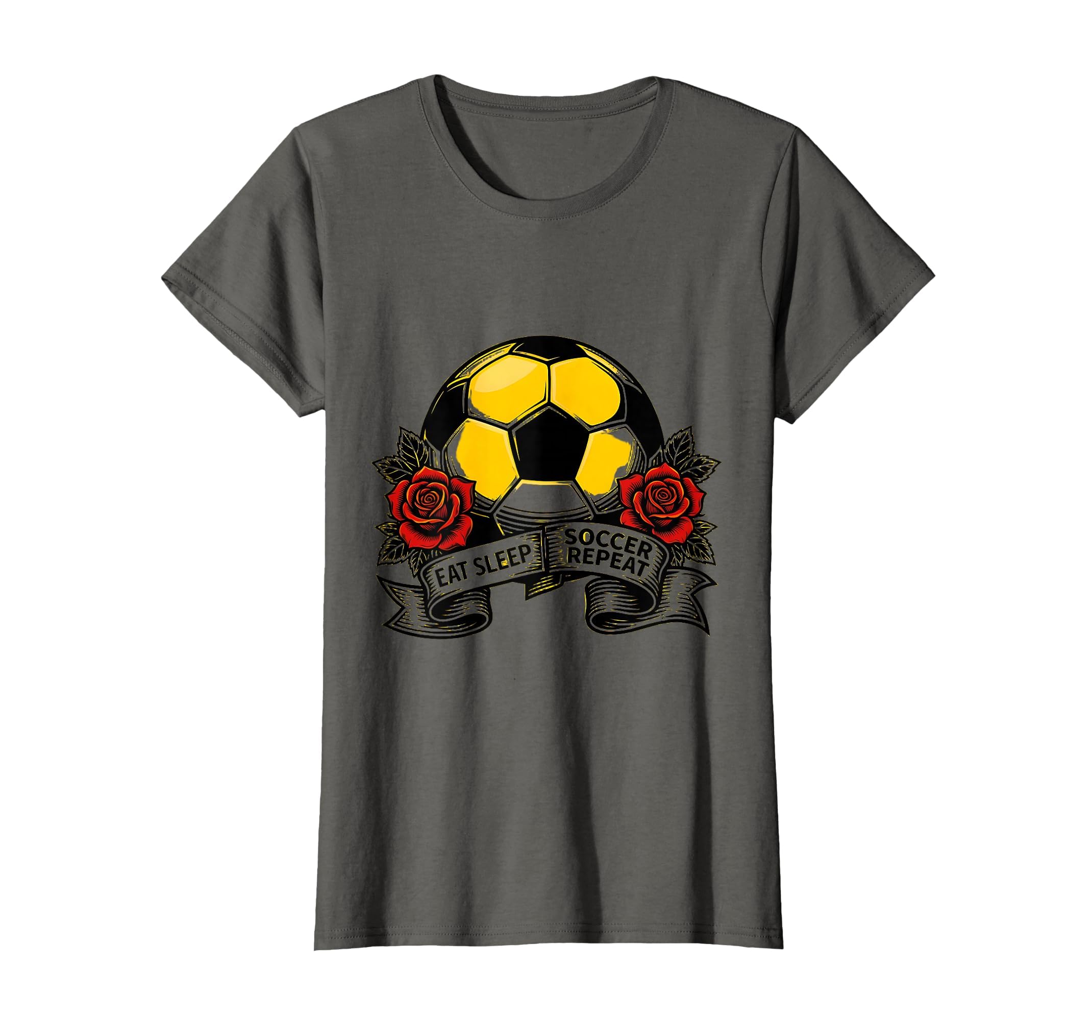 Eat Sleep Soccer Repeat Fan T-Shirt - Novelty Apparel Unisex - T-Shirt, Sweatshirt, Hoodie