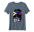 Womens Philippines Mothers Day Soccer T-Shirt - Minimalist Print Men Women - T-Shirt, Sweatshirt, Hoodie