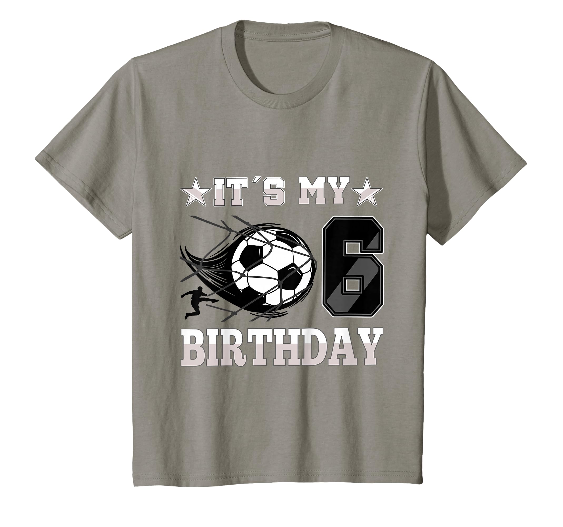Soccer Birthday Party 6Th Birthday 6 T-Shirt - Aesthetic Graphic Unisex - T-Shirt, Sweatshirt, Hoodie