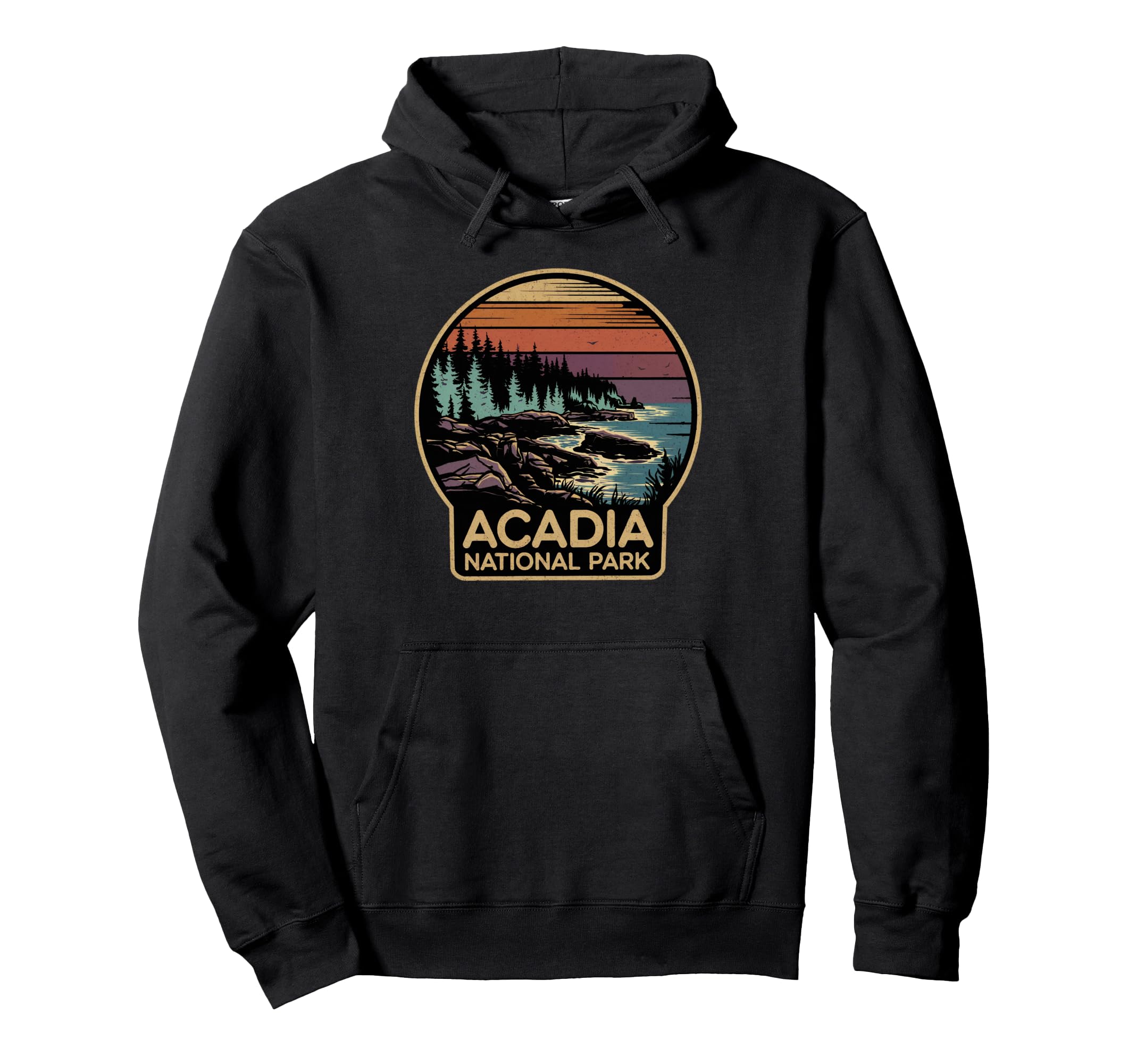 Acadia National Park Scenic Acadia Hoodie - Minimalist Print Unisex - T-Shirt, Sweatshirt, Hoodie
