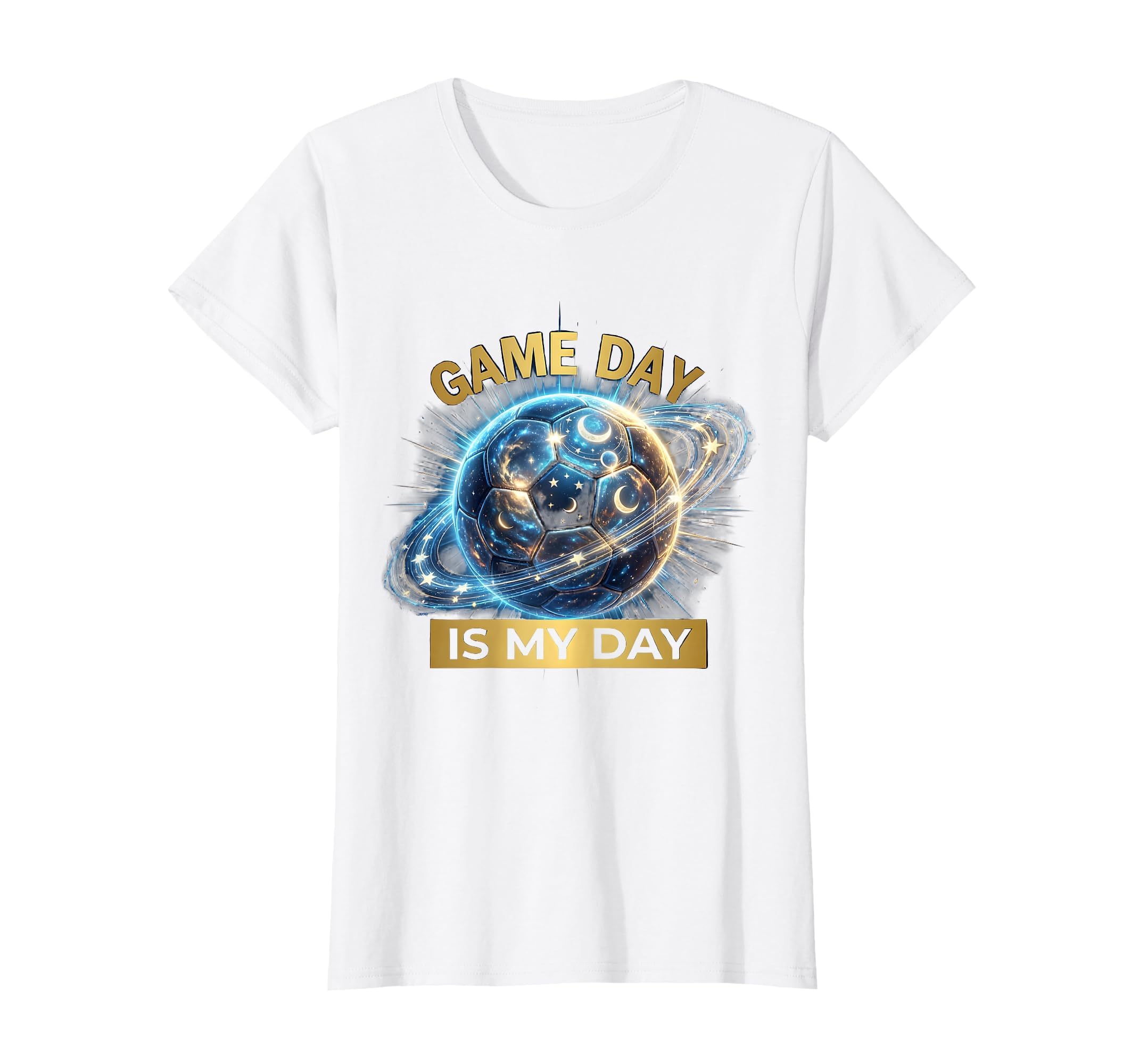 Game Day Is My Day Soccer Mom T-Shirt - Custom Art Print Unisex - T-Shirt, Sweatshirt, Hoodie
