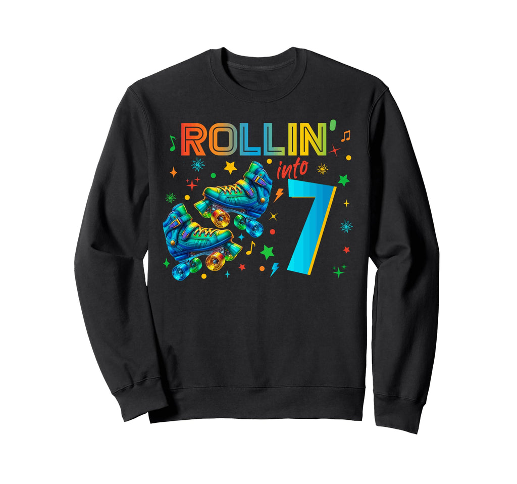 Roller Skates Birthday Skating Hoodie - Trendy Graphic for Adults - T-Shirt, Sweatshirt, Hoodie
