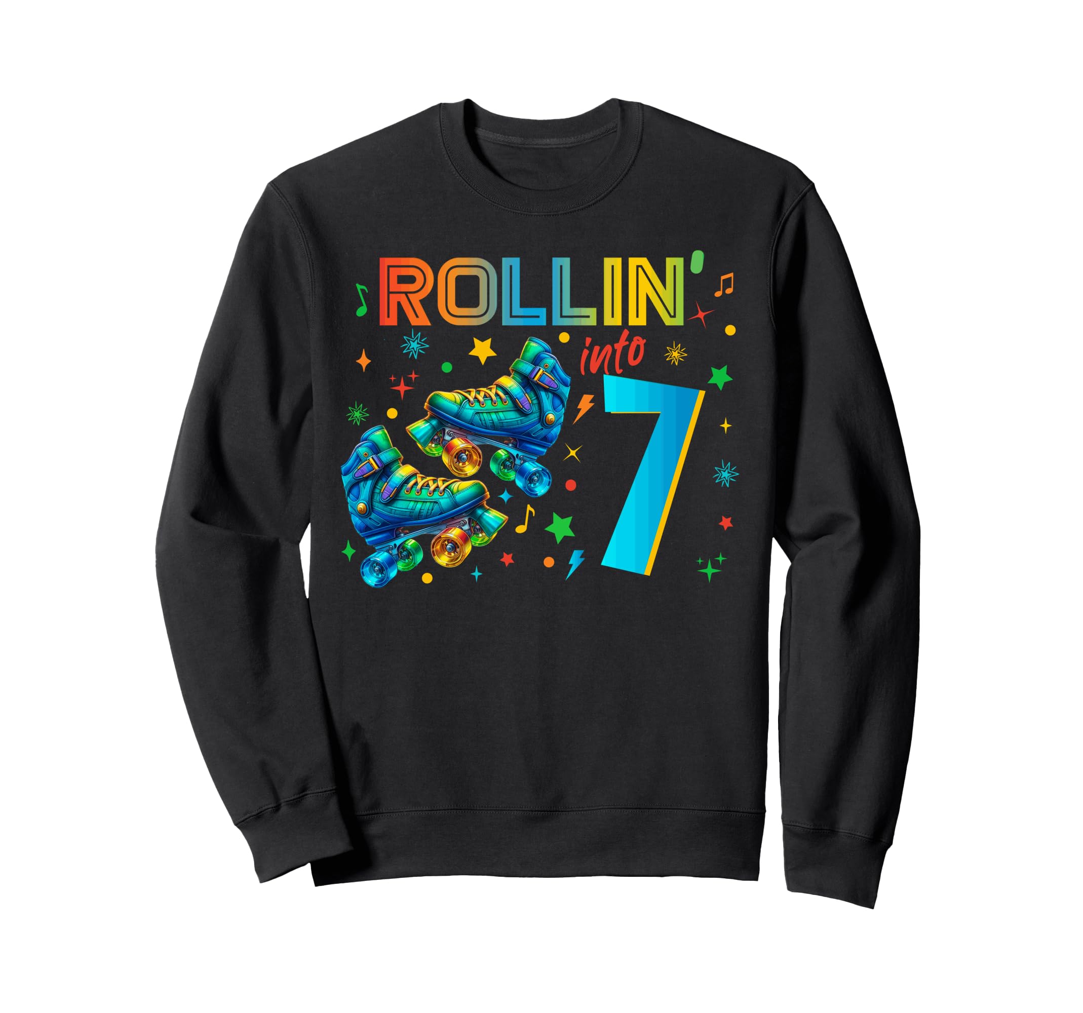 Roller Skates Birthday Skating Hoodie - Trendy Graphic for Adults - T-Shirt, Sweatshirt, Hoodie
