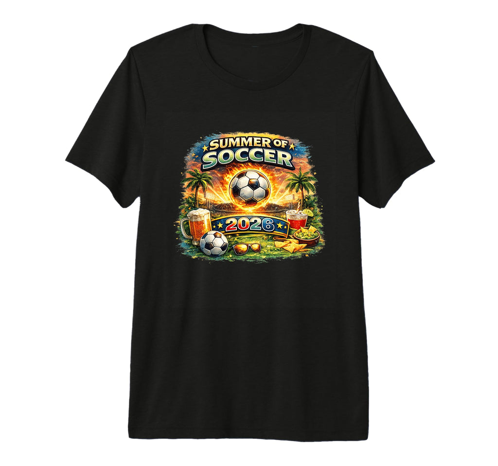 Summer Soccer 2026 Fan Football Game T-Shirt - Trendy Graphic Men Women - T-Shirt, Sweatshirt, Hoodie