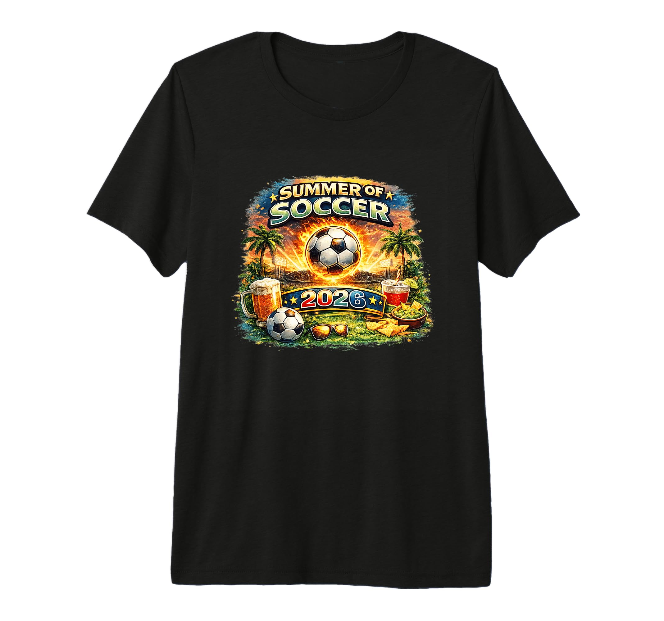 Summer Soccer 2026 Fan Football Game T-Shirt - Trendy Graphic Men Women - T-Shirt, Sweatshirt, Hoodie