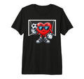 Valentines Day Soccer Heart Goalkeeper T-Shirt - Trendy Graphic Men Women - T-Shirt, Sweatshirt, Hoodie
