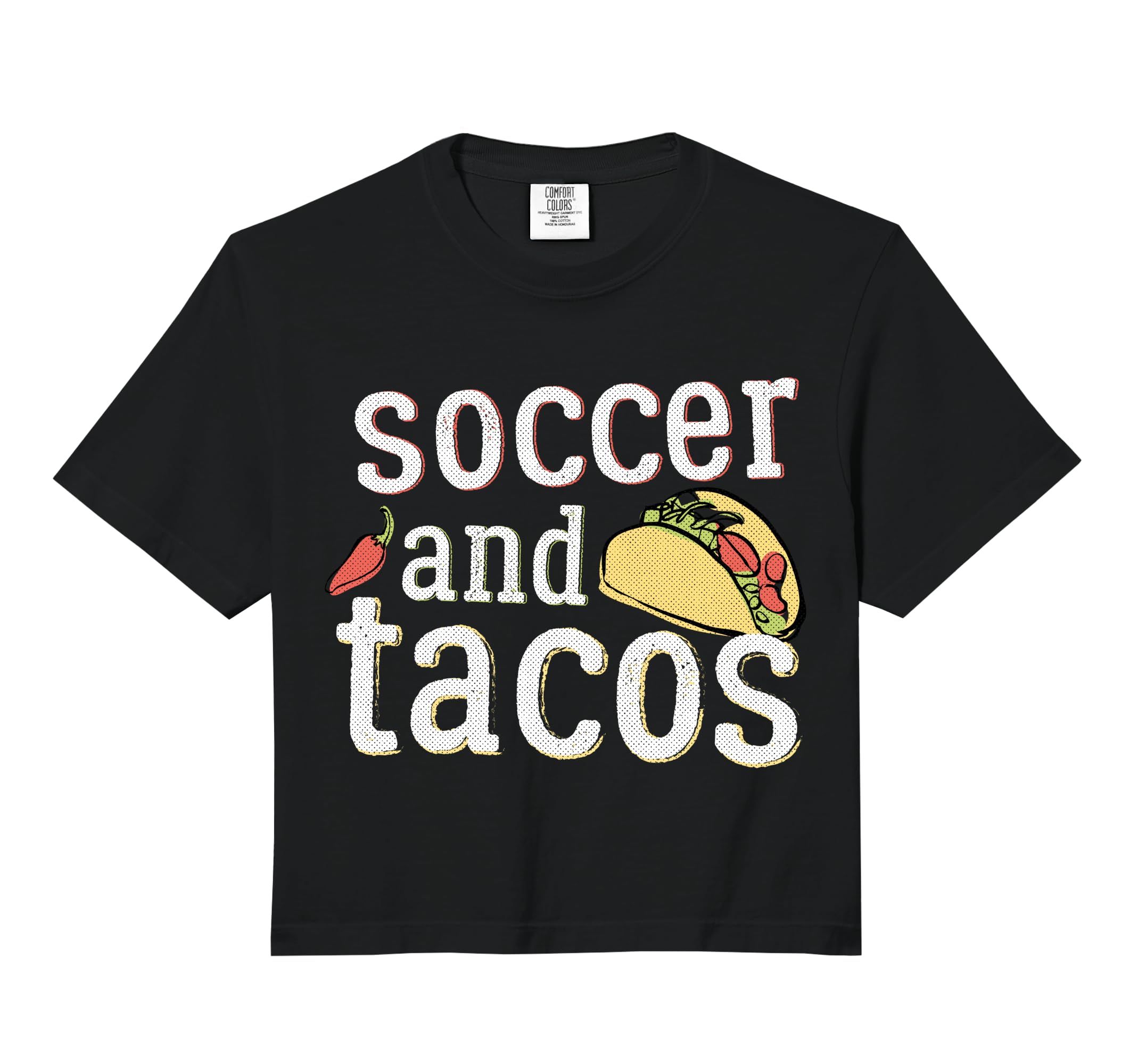 Tacos Soccer Futball Funny Gift White Hoodie - Casual Everyday Wear Unisex - T-Shirt, Sweatshirt, Hoodie