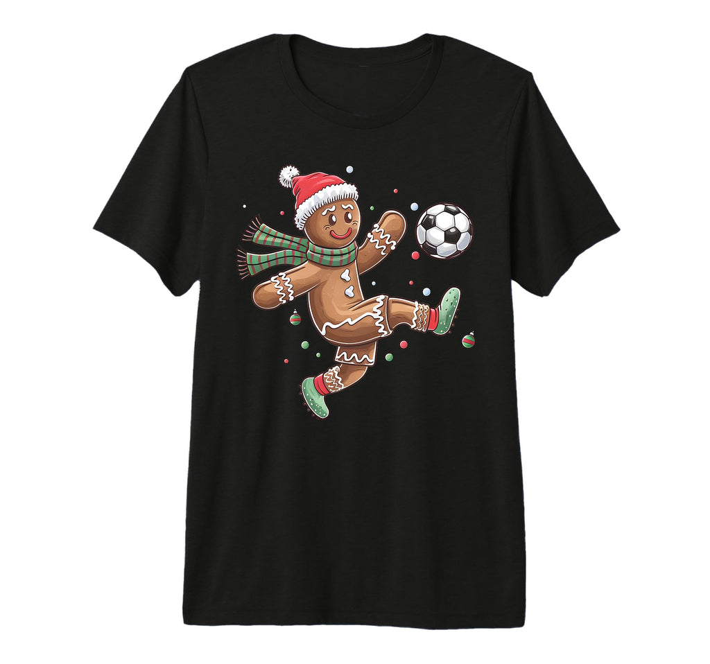 Gingerbread Soccer Player Cookie Game T-Shirt - Streetwear Style Men Women - T-Shirt, Sweatshirt, Hoodie
