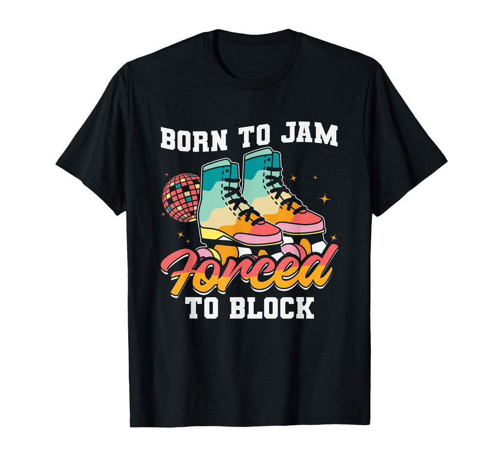 Roller Derby Skate Colorful Roller T-Shirt - Fun Novelty Design for Adults - T-Shirt, Sweatshirt, Hoodie
