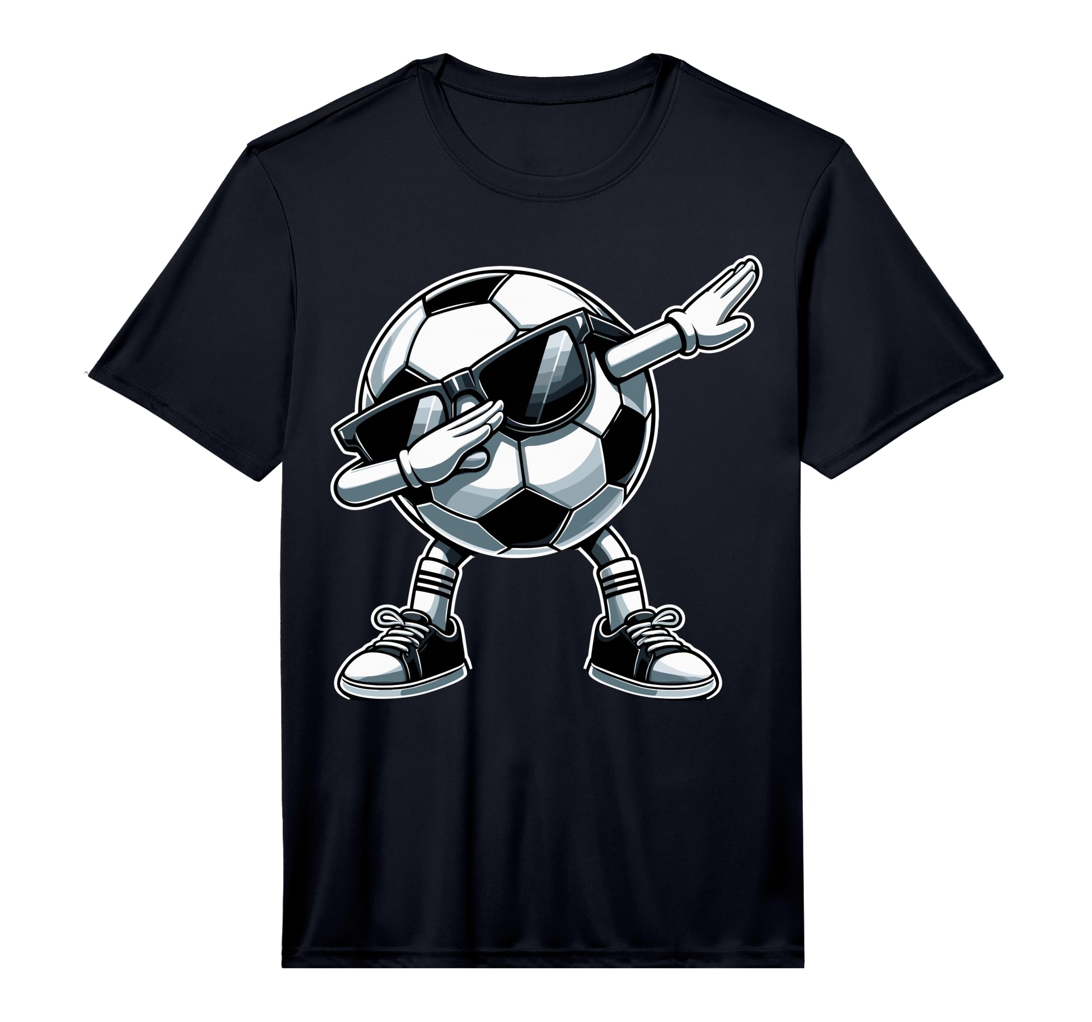 Soccer Ball Dabbing Funny Sports T-Shirt - Streetwear Style for Adults - T-Shirt, Sweatshirt, Hoodie