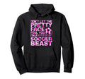 Soccer Player Teen Soccer Lover Female Hoodie - Minimalist Print Men Women - T-Shirt, Sweatshirt, Hoodie
