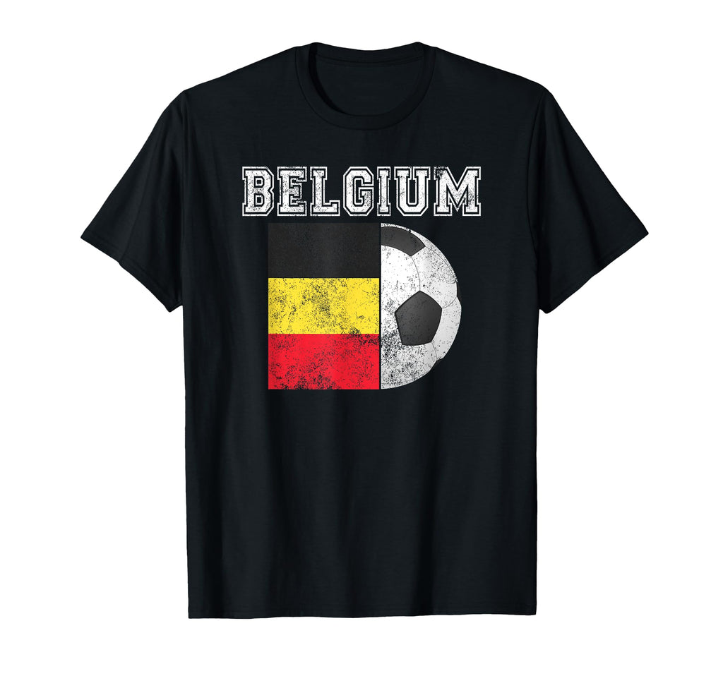 Belgium Flag Soccer Futbol Football T-Shirt - Aesthetic Graphic Men Women - T-Shirt, Sweatshirt, Hoodie