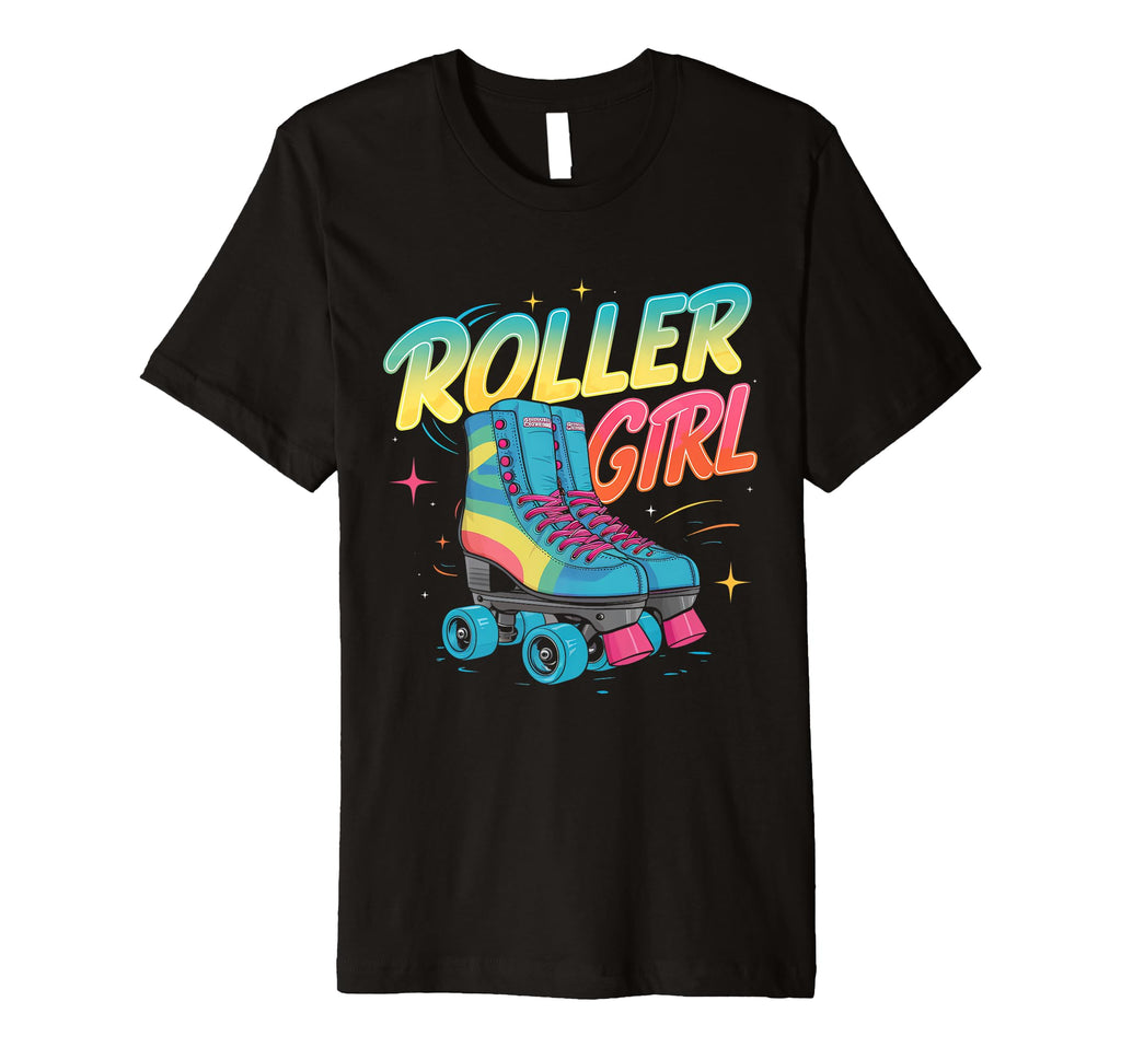 Roller Skater Skating 70S 80S Skates T-Shirt - Minimalist Print for Adults - T-Shirt, Sweatshirt, Hoodie
