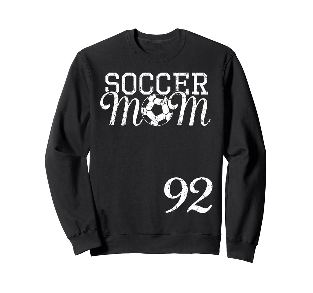 Soccer Mom Jersey Number 92 Favorite Sweatshirt - Aesthetic Graphic Unisex - T-Shirt, Sweatshirt, Hoodie