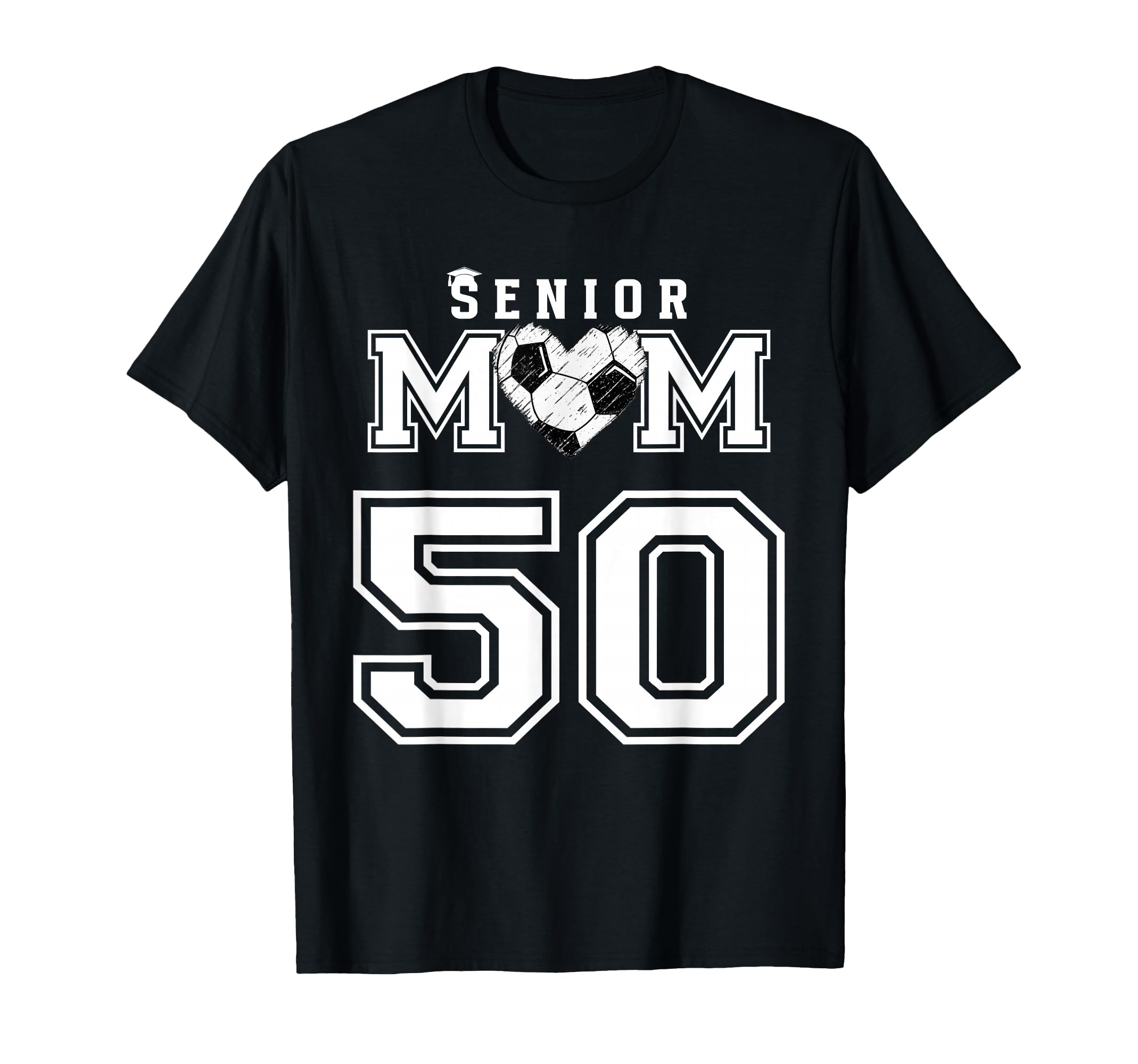 Proud Senior Soccer Mom Custom Jersey T-Shirt - Custom Art Print Unisex - T-Shirt, Sweatshirt, Hoodie