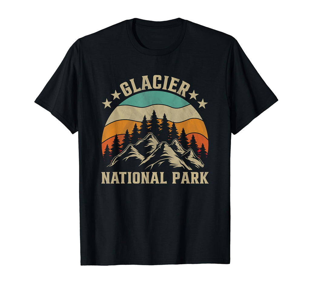 Glacier National Park T-Shirt - Custom Art Print Unisex - T-Shirt, Sweatshirt, Hoodie