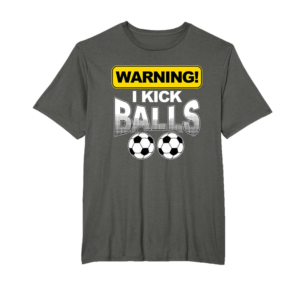 Ich Kicke Balls Striker Football T-Shirt - Custom Art Print Men Women - T-Shirt, Sweatshirt, Hoodie