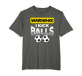 Ich Kicke Balls Striker Football T-Shirt - Custom Art Print Men Women - T-Shirt, Sweatshirt, Hoodie