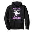 Just Who Loves Soccer Hoodie - Unique Graphic for Adults - T-Shirt, Sweatshirt, Hoodie