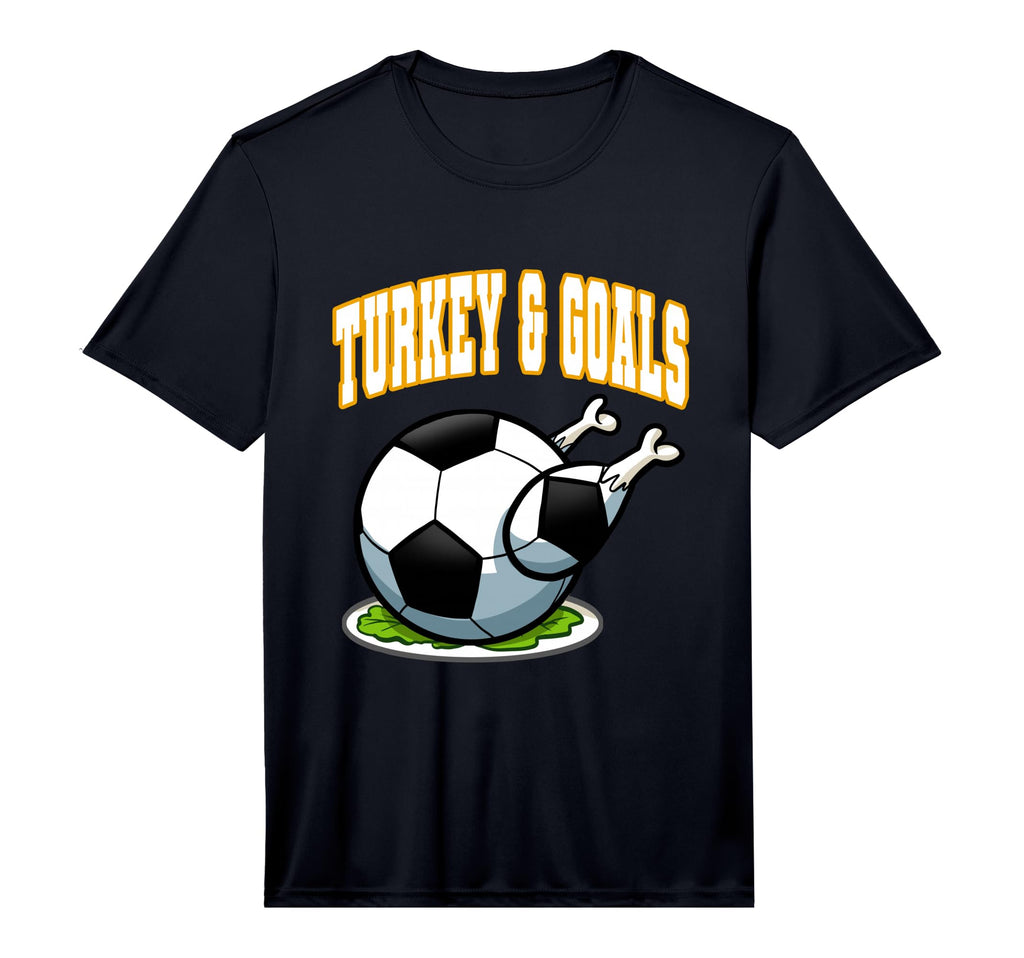 Thanksgiving Soccer Turkey Goals T-Shirt - Novelty Apparel Men Women - T-Shirt, Sweatshirt, Hoodie