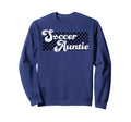 Soccer Auntie Soccer Aunt Checkered Sweatshirt - Custom Art Print Unisex - T-Shirt, Sweatshirt, Hoodie