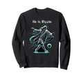 He Is Rizzin Soccer Lover Religious Sweatshirt - Novelty Apparel Unisex - T-Shirt, Sweatshirt, Hoodie
