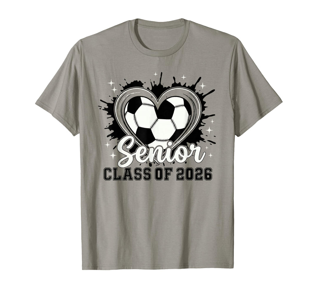 Trendy Class 2026 Senior Soccer Drip T-Shirt - Novelty Apparel for Adults - T-Shirt, Sweatshirt, Hoodie